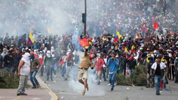 Alrededor de 7.000 indígenas llegaron a protestar a Quito desde el lunes.