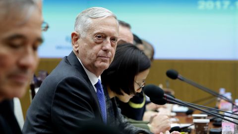 El exsecretario de Defensa James Mattis. Archivo