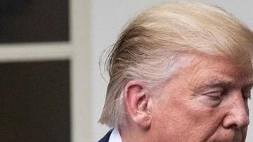 El presidente Donald Trump y el fiscal general, William Barr.