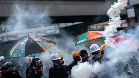 Manifestaciones en Hong Kong.