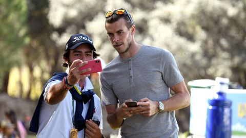 Gareth Bale asistió al Open de España.