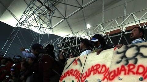 Manifestación de indígenas.