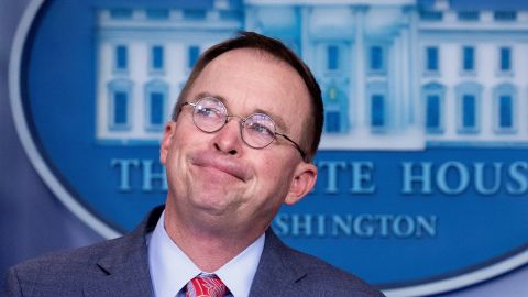 Mick Mulvaney dijo que los medios habían malinterpretado sus palabras.