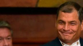 Correa y Moreno antes de que se iniciaran los enfrentamientos entre ambos.