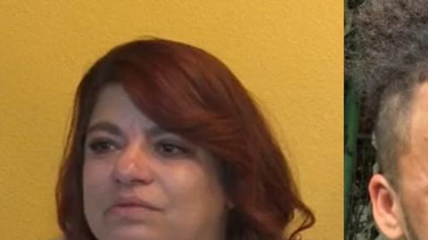 Bejarano y su hijo Kristin, que ya es padre