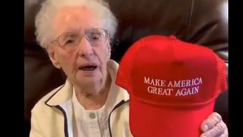 La espontaneidad de la abuela ha causado sensación.