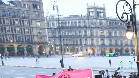 Protesta de alcaldes.