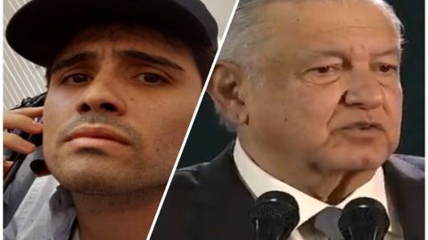 AMLO y Ovidio Guzmán López alias El Ratón, hijo de El Chapo