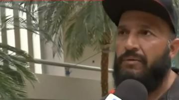 Antes de entregarse, el responsable concedió la entrevista.