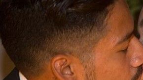 El jugador contrajo nupcias con la abogada, Alin Rosales.