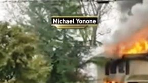 Tres casas se incendiaron