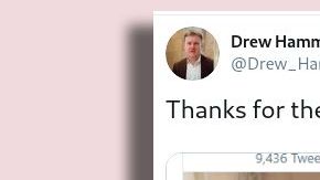 Captura de pantalla del tuit agradeciendo por la foto.