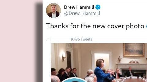 Captura de pantalla del tuit agradeciendo por la foto.