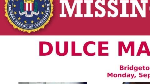 El FBI ofrece $5,000 dólares por información sobre la menor.