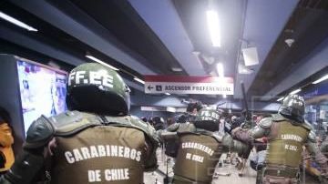Enfrentamientos el viernes dentro del Metro