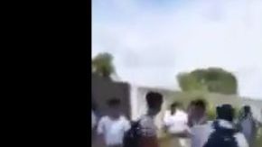 El agresor llegó de sorpresa a la pelea de dos de sus compañeros.