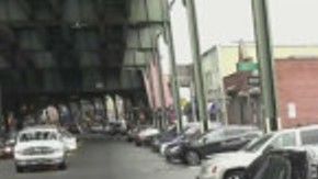 La ventana trasera quedó destrozada