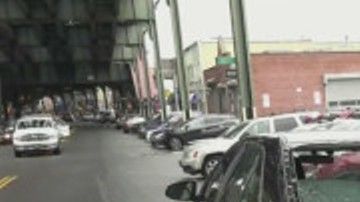 La ventana trasera quedó destrozada