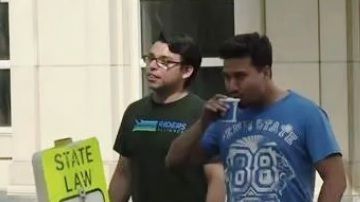 Maruf Alam al salir de la corte