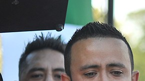 Filiberto Rodríguez agradeció el gesto del equipo Pachuca, campeón de la Liga 5 de Mayo. (Javier Quiroz / La Raza)