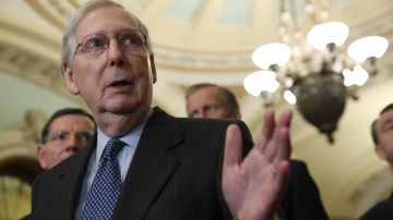 Mitch McConnell, líder de la mayoría republicana en el Senado.