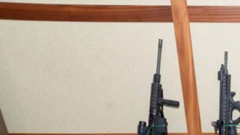 Armas y municiones ocupadas en el apartamento de Christopher Paul Hasson.