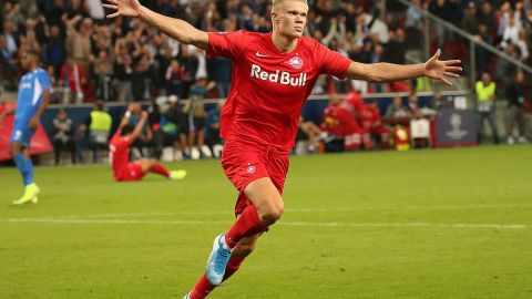 Erling Braut Haland está sorprendiendo en la UEFA Champions League.