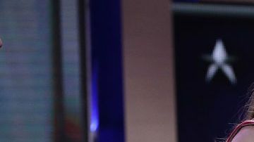 Chelsea, Hillary y Bill Clinton en la Convención Demócrata 2016