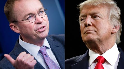 Mick Mulvaney acusó a la prensa de "malinterpretar" sus palabras.