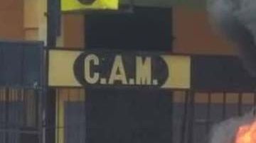 Una calle en Haití impactada por las protestas.