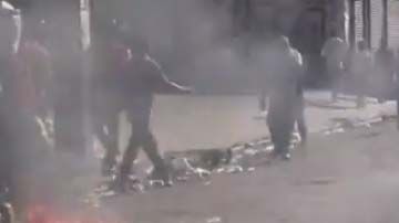 El fuego ha llenado las calles de Haití como parte de las protestas.