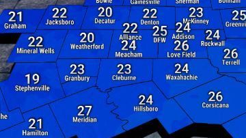 El Servicio Nacional de Meteorología ha emitido una vigilancia por helada.
