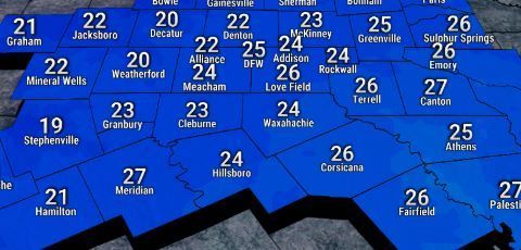 El Servicio Nacional de Meteorología ha emitido una vigilancia por helada.