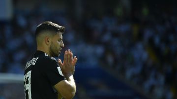 Sergio Agüero sufrió un accidente automovilístico.