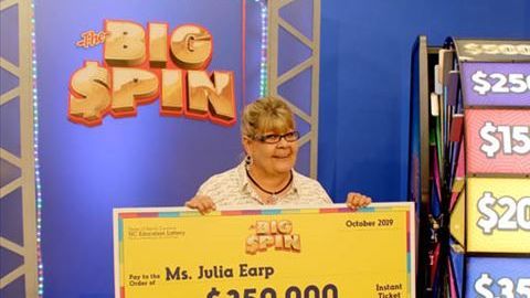 Julia Earp fue la primera en sorprenderse de su buena suerte.