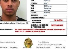 La ficha criminal de Leonardo Reyes Colón.
