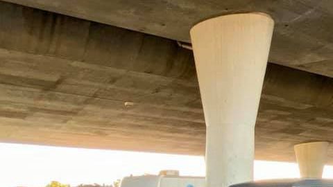 Toma Parke, miembro de un grupo privado de autos en Facebook, compartió imágenes de la colección de vans que encontró debajo de un puente en San Francisco