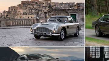 Estos cuatro autos de diferentes épocas aparecerán en a nueva película de la saga de James Bond