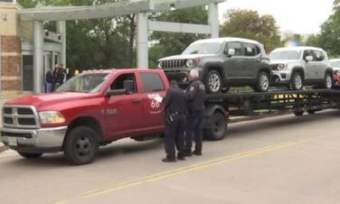 Según la Fiscalía del Condado Harris, la pareja iba dentro del vehículo cuando se originó el altercado.