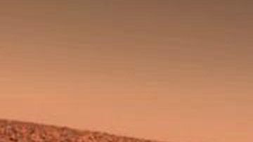 La primera foto de Marte enviada por la sonda Viking II en la década de 1970.