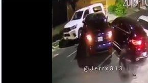 Huyó de los delincuentes.