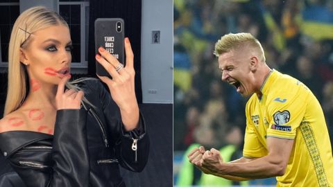 Oleksandr Zinchenko decidió proponerle matrimonio  a su bellísima novia.