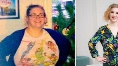 Bajó de peso para poder tener un bebé.