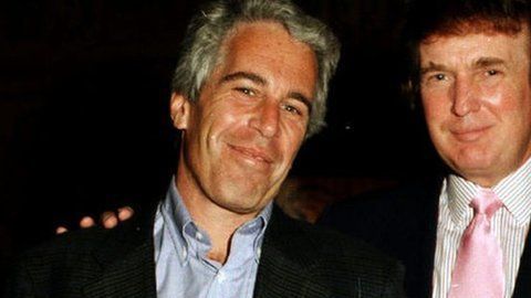 Epstein con Donald Trump, en 1997