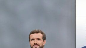 Pablo Casado (PP), Pedro Sánchez (PSOE), Santiago Abascal (Vox), Pablo Iglesias (Podemos) y Albert Rivera (Ciudadanos).