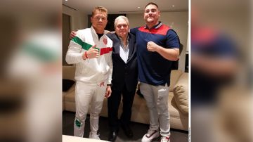 Andy Ruiz envió felicitación a 'Canelo' Álvarez.