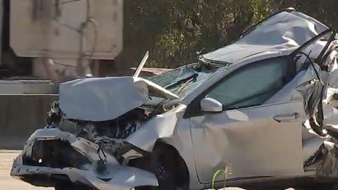 Los carriles en dirección oeste tuvieron que ser cerrados.