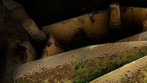 El navío estaba a 250 pies de profundidad y sacaron las 900 botellas una por una. (Imagen sólo para fines ilustrativos).