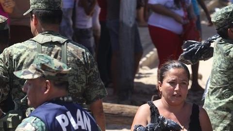 Damnificados por huracanes.