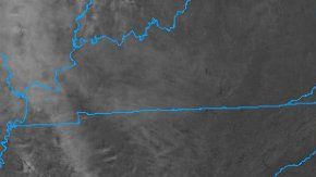 El sistema en la costa de North Carolina.